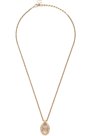 Dior 1990-2000s CD necklace
