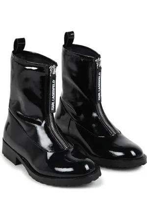 Karl Lagerfeld Patent leather ankle boots