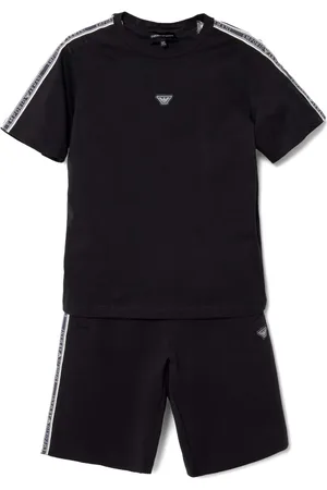Emporio Armani Logo-appliqué tracksuit