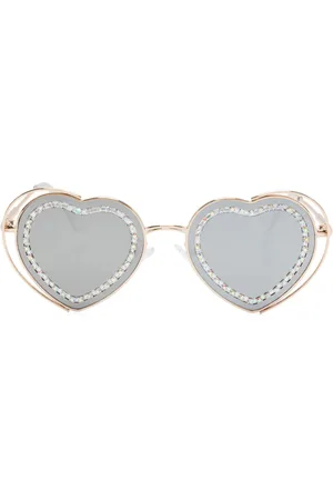 MONNALISA Heart-frame sunglasses