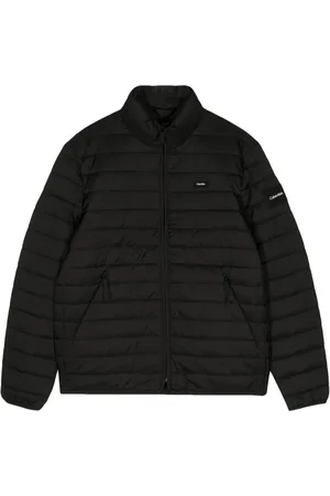 Calvin Klein Logo-appliqué puffer jacket