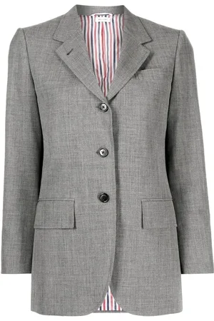 Thom Browne Embossed buttons single-breasted blazer