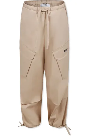 Msgm Logo-embroidered trousers
