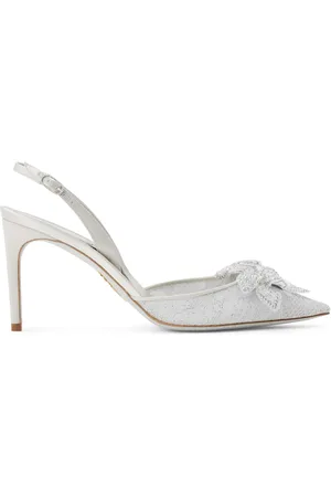 RENE CAOVILLA Floriane 80mm lace pumps