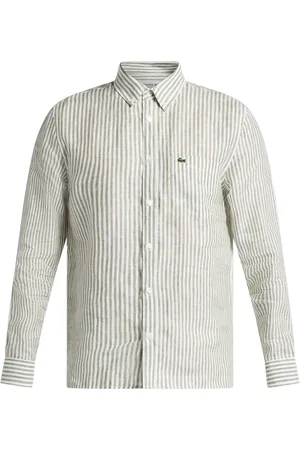 Lacoste Striped linen shirt