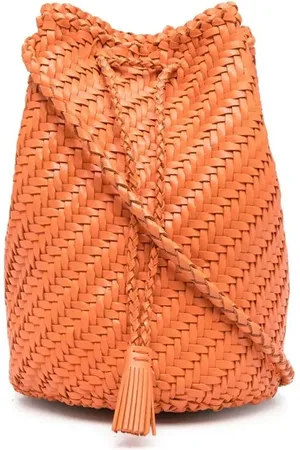 Dragon Diffusion Interwoven-design bucket bag