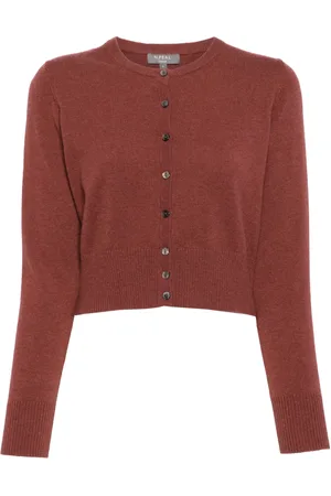 N.PEAL Ivy cropped cashmere cardigan