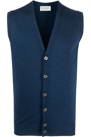 JOHN SMEDLEY V-neck knitted vest
