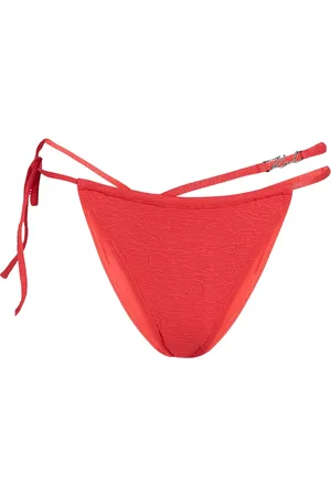 Karl Lagerfeld DNA textured bikini bottoms