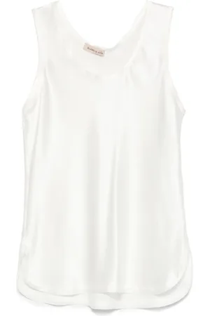 BLANCA Satin tank top