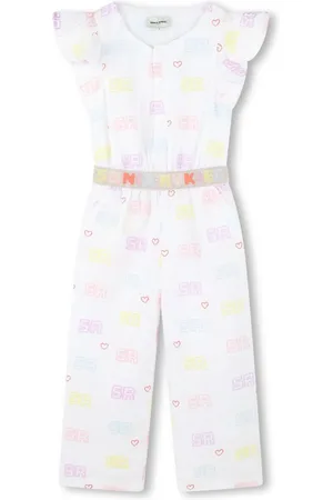 Sonia Rykiel Enfant Logo-print jumpsuit