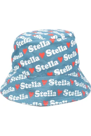 Stella McCartney Logo-pattern bucket hat