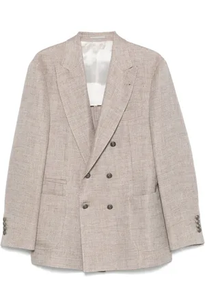 Brunello Cucinelli M??lange-effect blazer