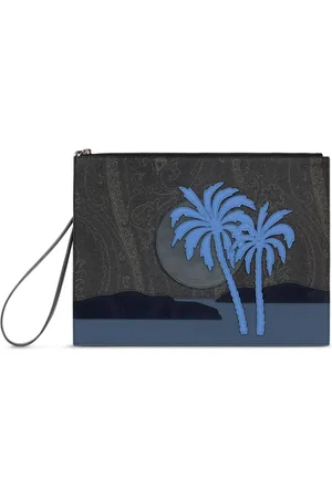 Etro Paisley-print clutch bag