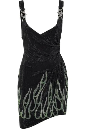 Philipp Plein Flame mini dress