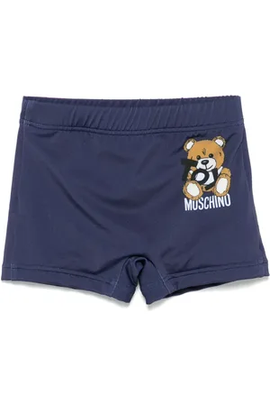 Moschino Teddy Bear-print swim trunks