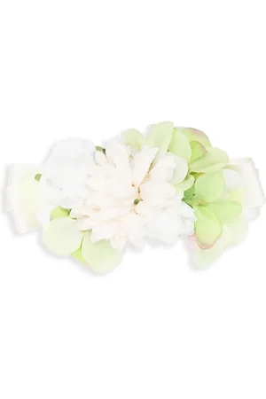 COLORICHIARI Floral-appliqué hair clip