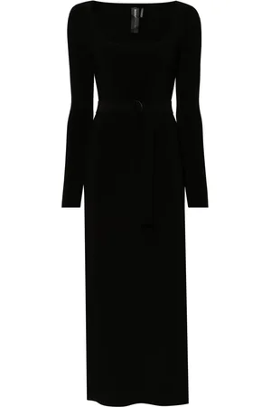 Norma Kamali Scoop-neck maxi dress