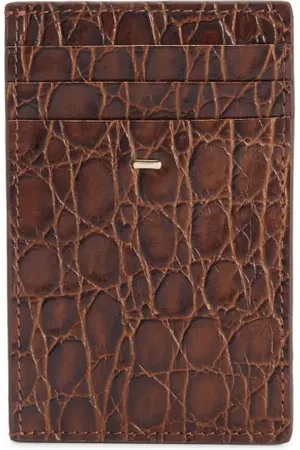 Giuseppe Zanotti Albert 2.0 crocodile-effect cardholder