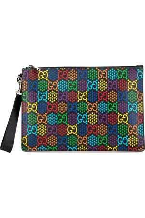 Gucci 2016-2024 GG Supreme Psychedelic Zip clutch bag