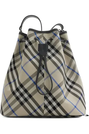 Burberry Medium Check bucket bag