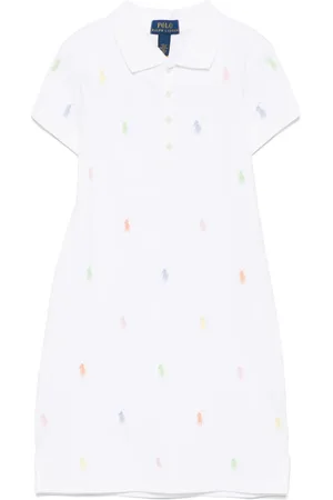 Ralph Lauren Logo-embroidered polo dress
