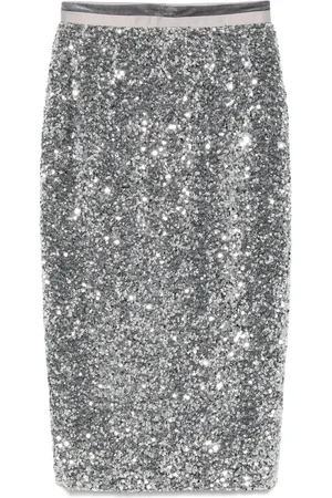 Styland Sequinned midi skirt