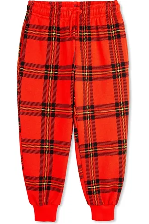 Mini Rodini Check-pattern trousers