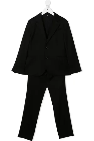 Emporio Armani Fitted single-breasted two-piece suit