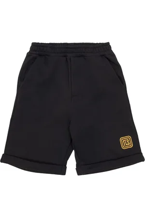 Balmain Embroidered logo shorts