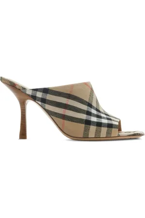 Burberry 90mm Check Mews sandals