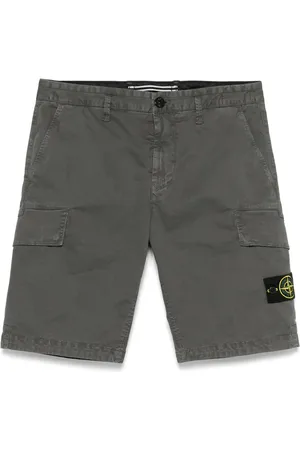 Stone Island Compass-badge cargo shorts