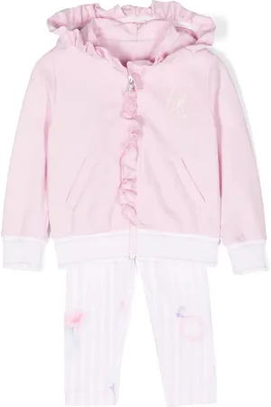 Lapin House Ruffle-detailed tracksuit set