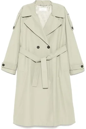 PESERICO SIGN Bead-detail trench coat