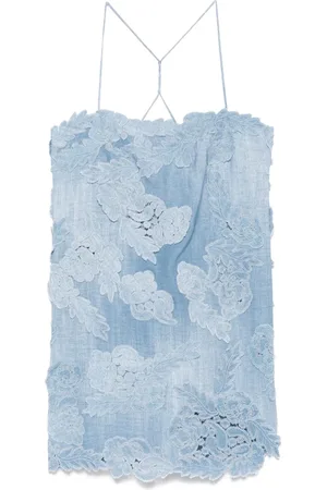 ERMANNO SCERVINO Floral-appliqu?? mini dress