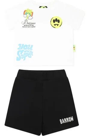 BARROW Graphic-print short set