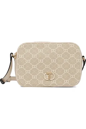 Twin-Set Jacquard-pattern cross body bag