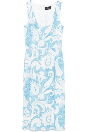 Etro Paisley-print midi dress