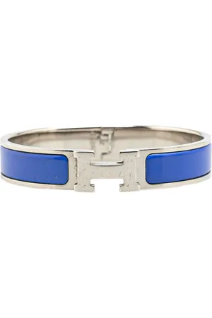 Hermès 20th Century Narrow Enamel Clic H Bracelet PM costume bracelet