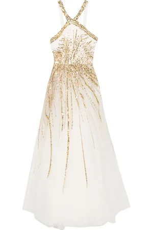 Saiid Kobeisy Bead-embellished tulle dress