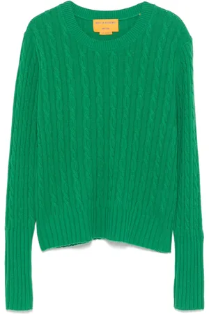 Guest In Residence Cable-knit sweater