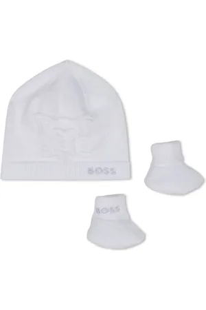 HUGO BOSS Logo-embroidered hat set