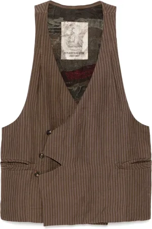 ZIGGY CHEN Striped gilet