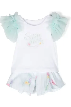 Lapin House Graphic-print shorts set