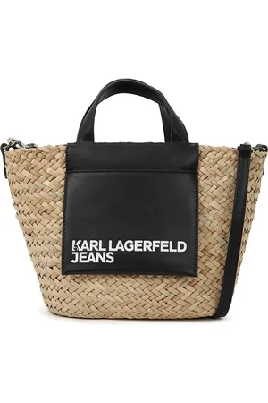 Karl Lagerfeld Raffia tote bag