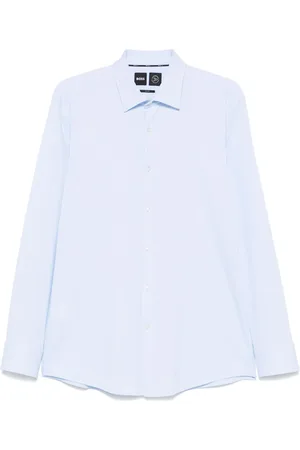 HUGO BOSS Patterned-jacquard shirt