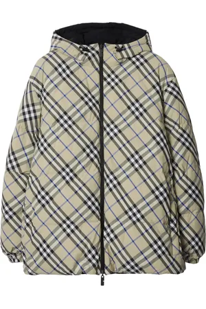Burberry Checked reversible down jacket
