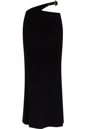 VERSACE Cut-out midi skirt