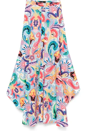 Etro Graphic-print maxi skirt