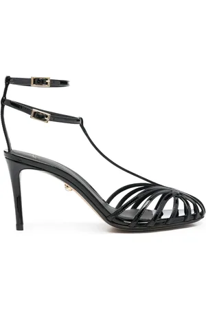 Alevì 90mm buckle-detail open-toe pumps